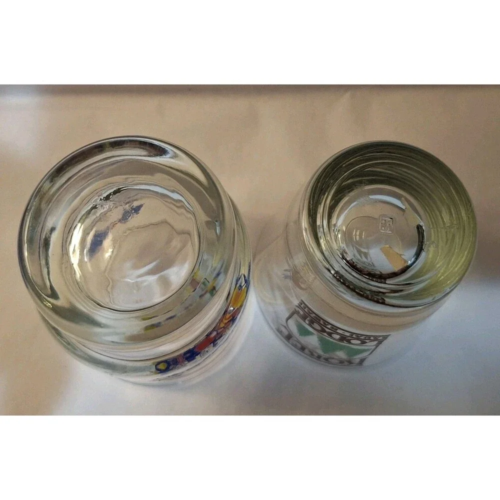 2 Vintage 1990's KAUAI Shot Glasses Mountains on Island & Kokee Lodge Hawaii